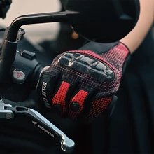  2023 New Motorcycle Gloves Carbon Fiber Waterproof Anti-Slip Men's and Women's Touch Screen Off-Road Mountain Motorcycle Gloves 