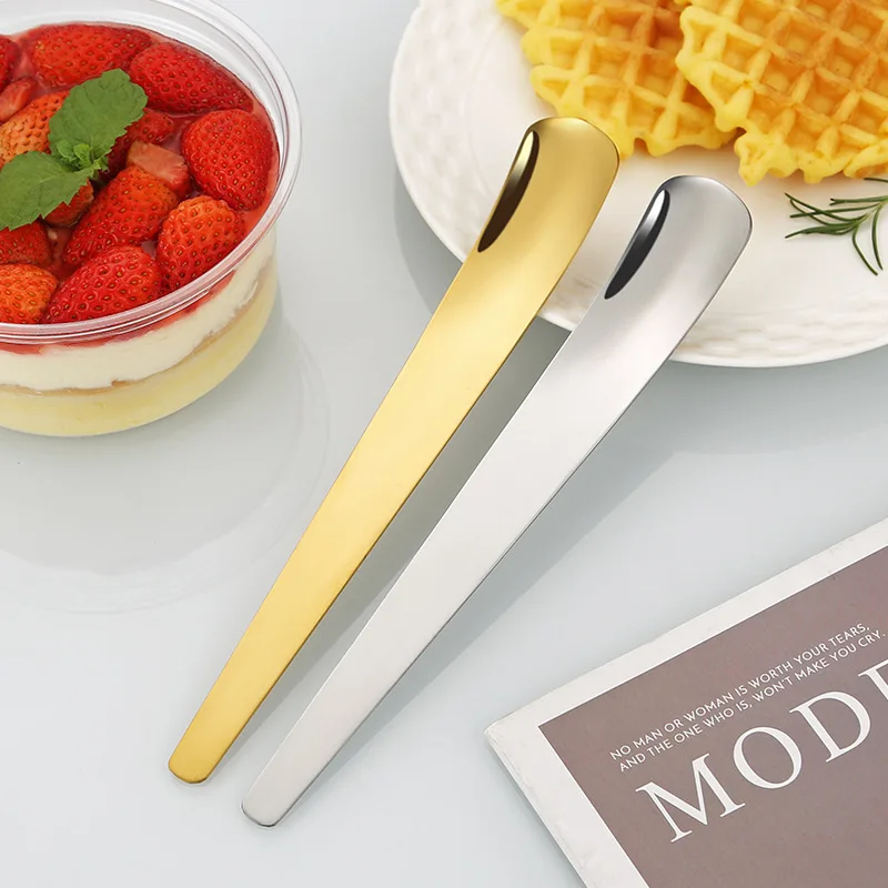 4PCS Stainless Steel Ice Cream Spoon, Cake Dessert Can, Coffee Spoon