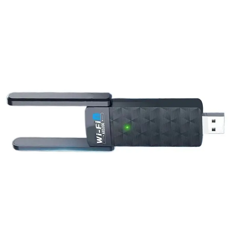 A29F-3200Mbps Wifi 6 USB Adaptörü BT5.3 5G/2.4Ghz USB3.0 Wifi Dongle Kablosuz 802.11Ax Ağ Kartı Kazanç Anteni Win 10 11 için