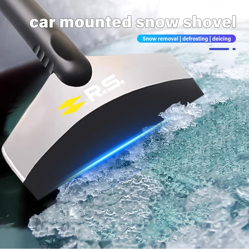 Car Snow Removal Shovel Stainless Steel Ice Scraper Tools For Renaul RS Sport Megane 3 4 2 Clio 5 Line Sandero Scenic Logan
