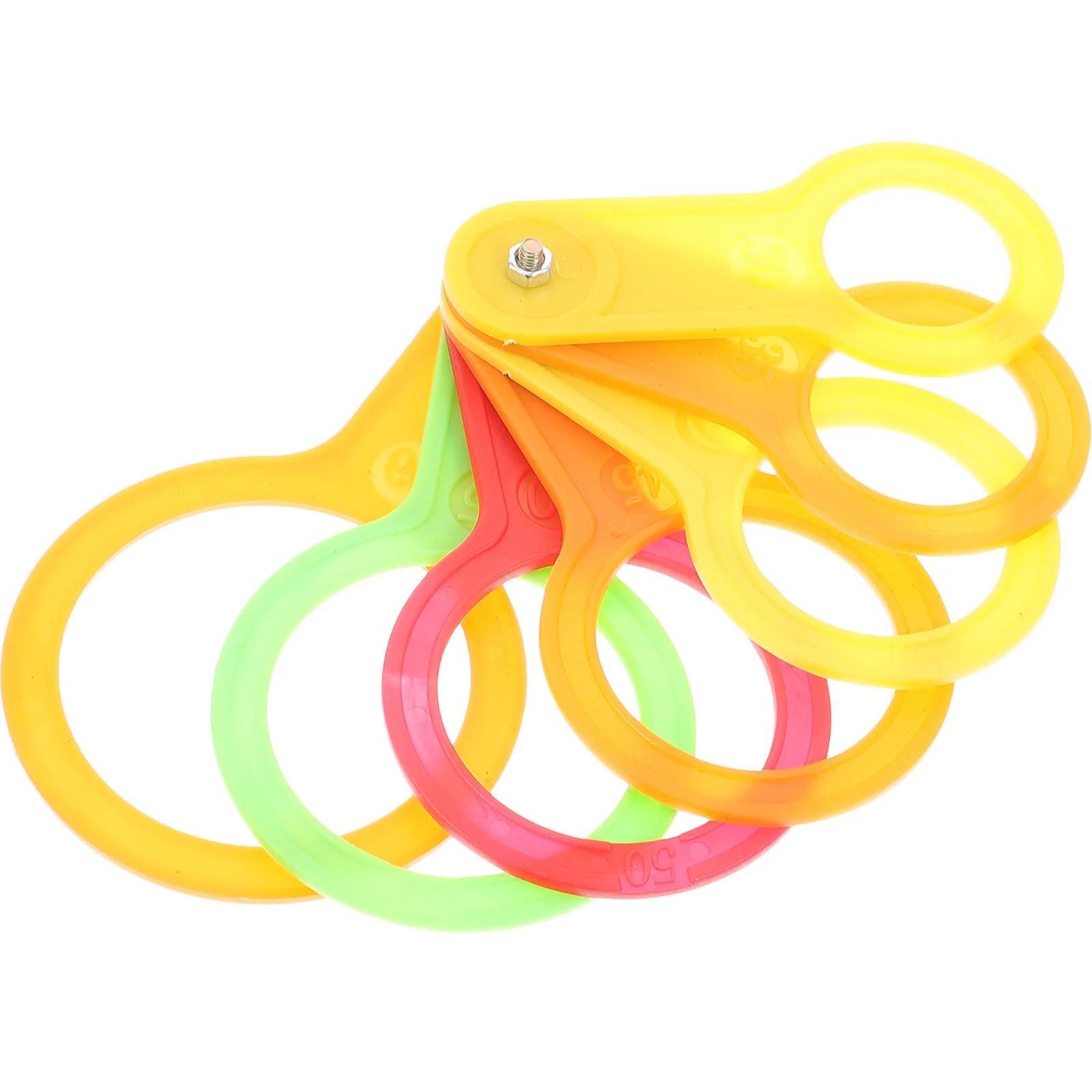

Oranges Grading Circle Fruit Measuring Ruler Plastic Fruits Diameter Lap Gauge Peach Spoons Tool