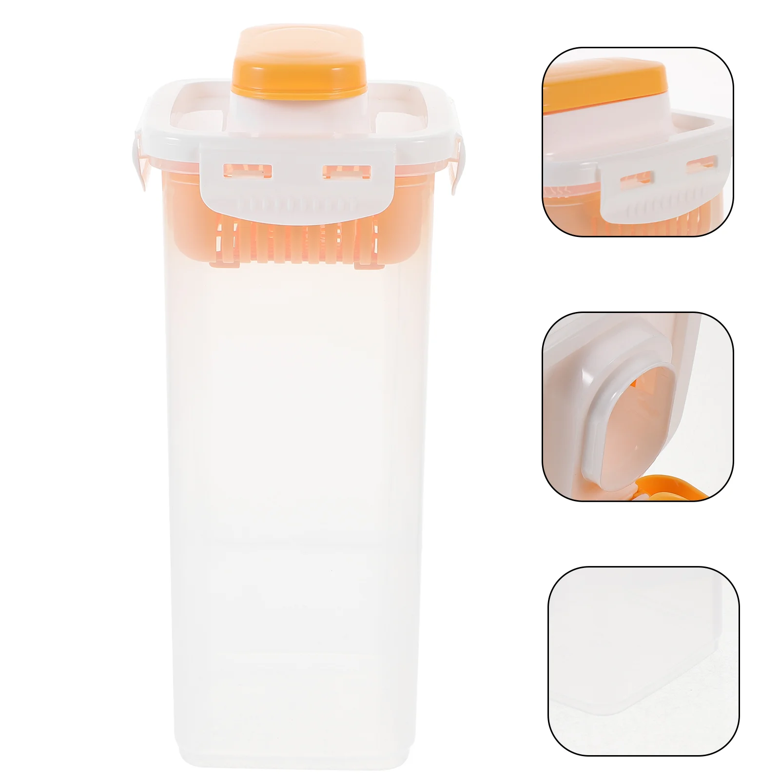 

Laundry Detergent Storage Box Refillable Bottles Sub Bucket Powder Lotion Container Holder