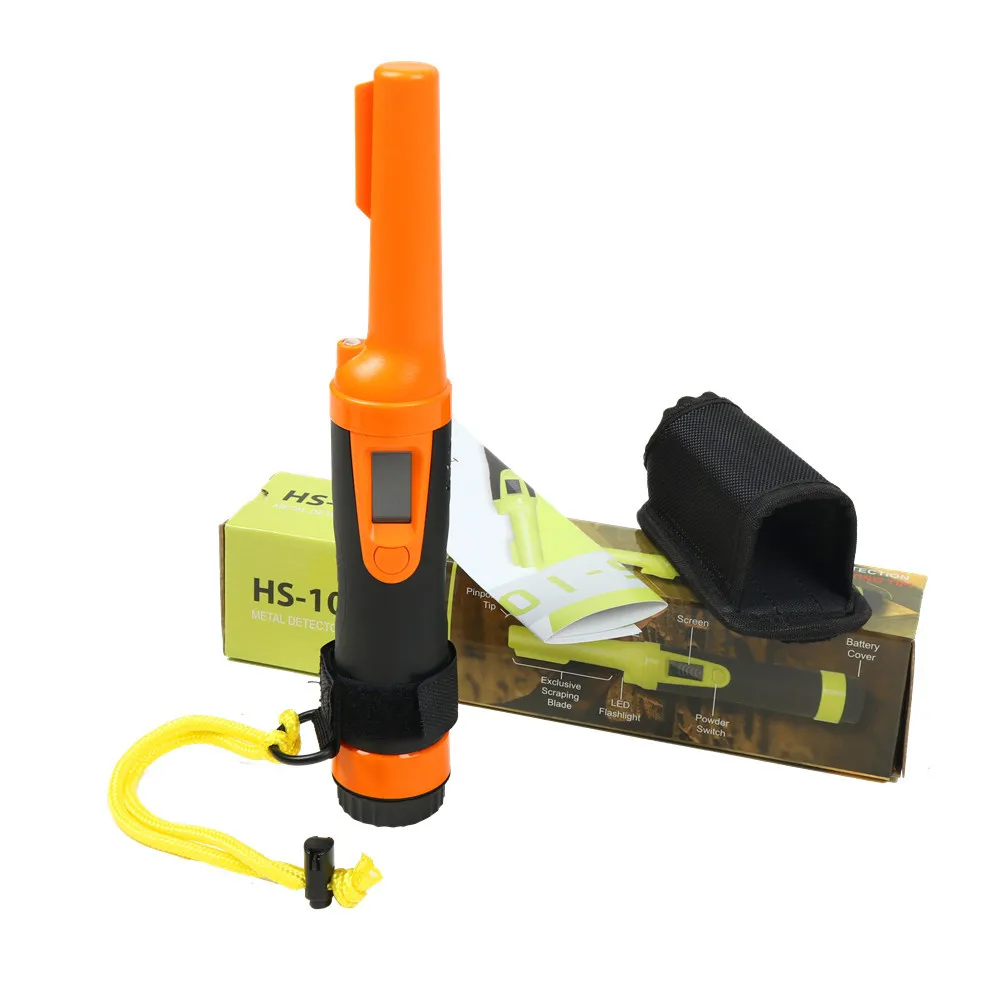 HS-10 Waterproof Handheld Metal Detector Lcd Security Scanner Underwater Positioning Stick