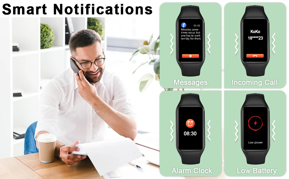 Blackview Smart Watch Bluetooth Fitness Tracker with Heart Rate/Blood Oxygen/Sleep Monitor, Activity Tracker with 24 Sport Modes