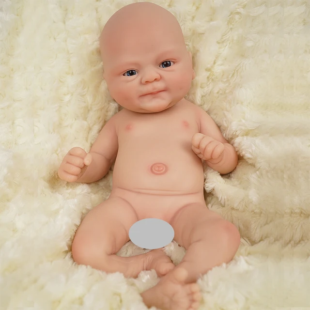 Brastoy Bebê Reborn Boneca Silicone Sólido Suave Original Rosa