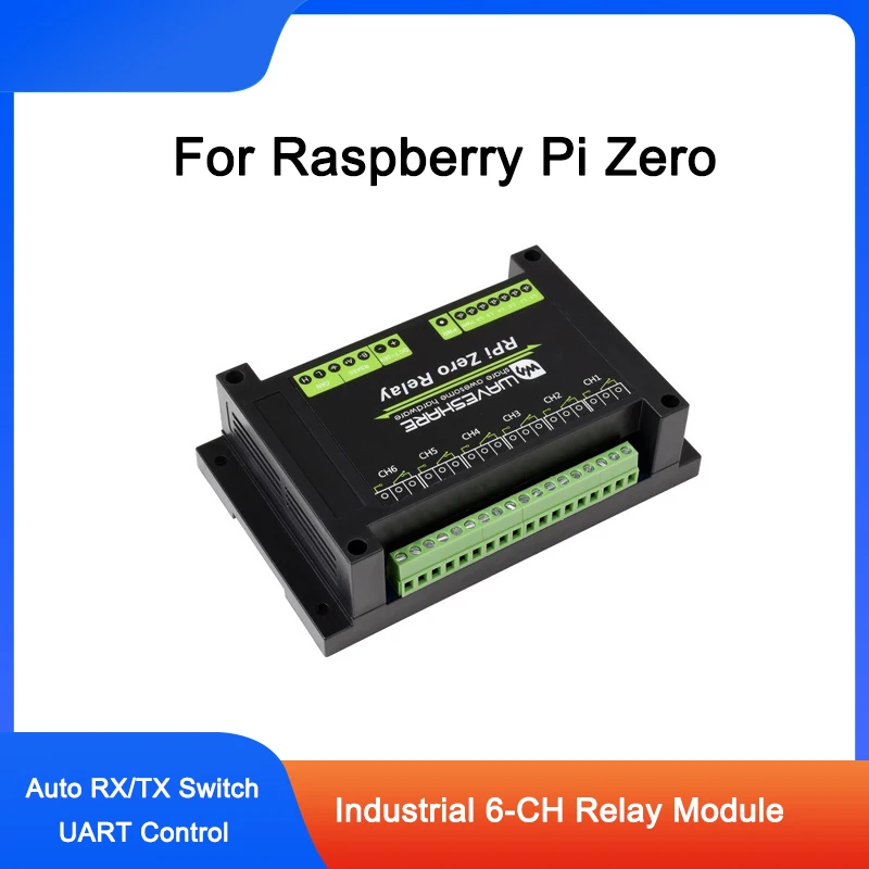 

Raspberry Pi Zero промышленный 6-канальный релейный модуль RS485/CAN полудуплексный контроль связи UART для Pi Zero 2