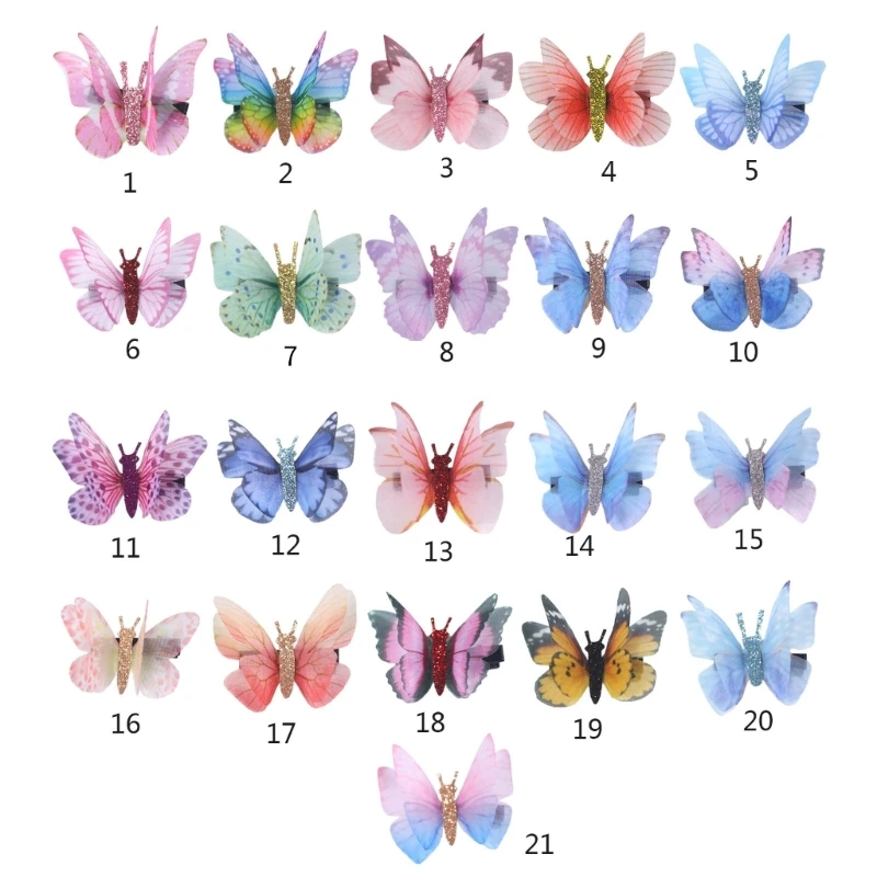 

Chinese Hair Clip Vintage Butterfly Hairpin Hair Clip for Spring Summer Side Hair Ponytail Hairpins for Teens