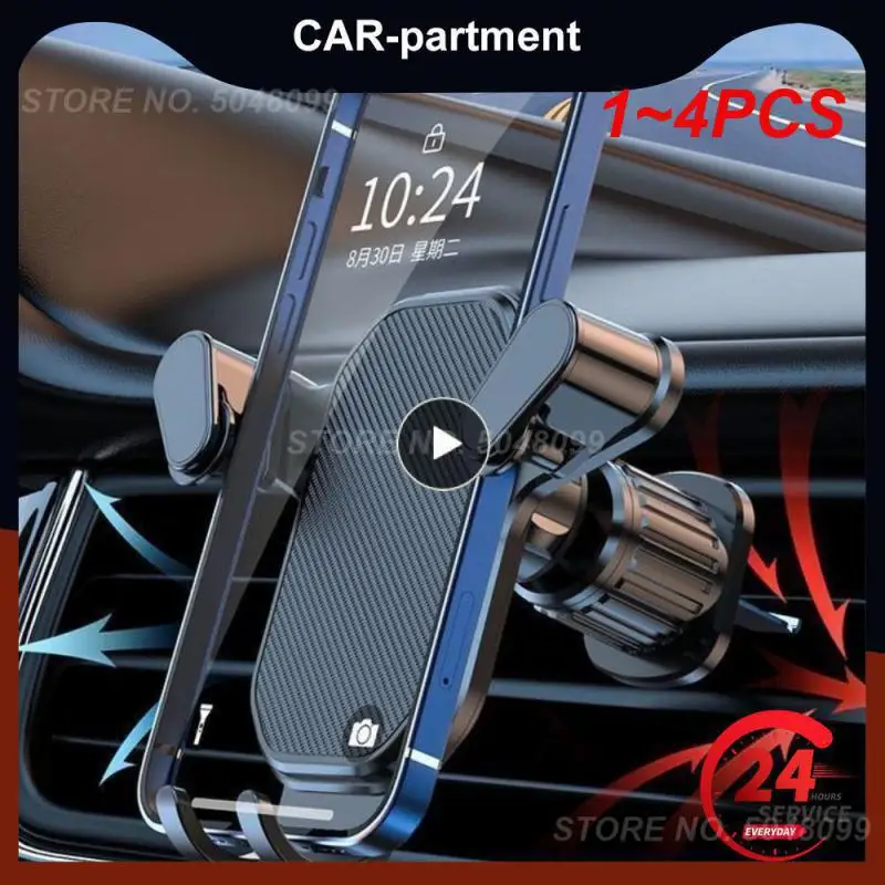 

1~4PCS Universal Car Phone Holder Gravity Mobile Stand GPS Support Auto Vent Mount for 14 13 12 11 Xr