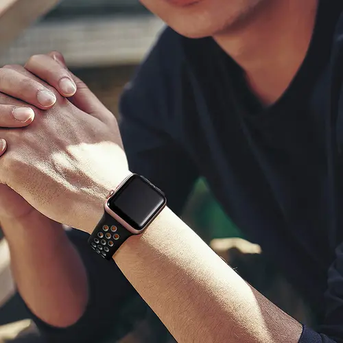 Sport Strap for Apple Watch Band 46mm 44mm 40mm 42-38-41mm 45mm Breathable Bracelet iWatch Series 10 9 8 7 6 SE 5 3 Ultra 2 49mm - Image 2