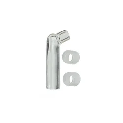 Enhanced Glass Mouthpiece and Cooling Unit Set with Dosing Capsule and Screen for Portable Vaporizer Accessories (Glass Mouthpiece)