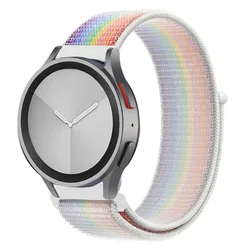 Nylon Loop Sport Band - Adjustable and Comfortable Watch Strap for Versatile Use (Nik White 90)