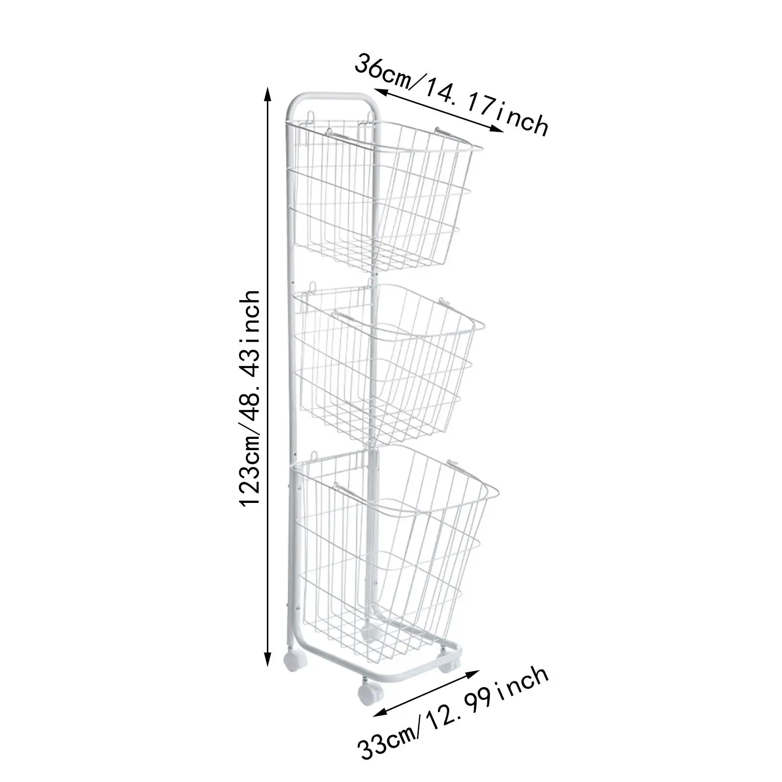 Laundry Rack Basket, Undressing Laundry Basket, 3 Tiers, Removable and Stackable, Large Capacity Laundry Rack Basket, Undressing Laundry Basket, 3 Tiers, Removable and Stackable, Large Capacity