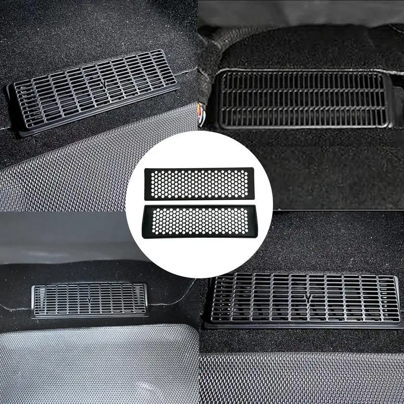 Tesla Model 3 Under Front Seat Air Vent Covers (1 Pair) (2018-2022