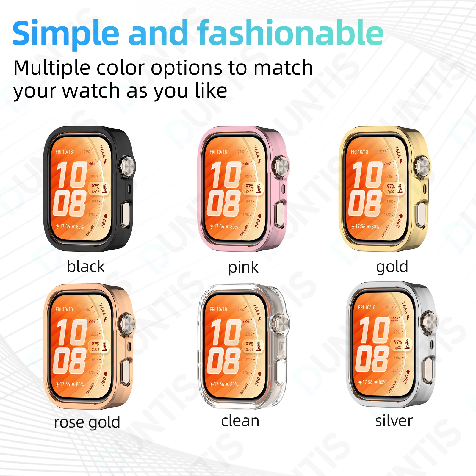 Premium Matte Protective Case for Huawei Watch Fit Smartwatch