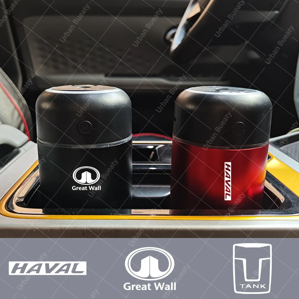 Silent Humidifier With projection USB Air Humidifier Car Mist DiffuserAir Freshener For Great Wall Tank 300 500 Haval Dog H8 H9
