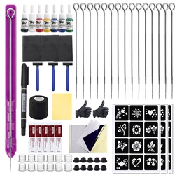 Hand Poke and Stick Tool Tattoo Kits Tattoo Hand Poke Pen Kit Including Tattoo Needles DIY Tattoo Accessories Tattoo Tools