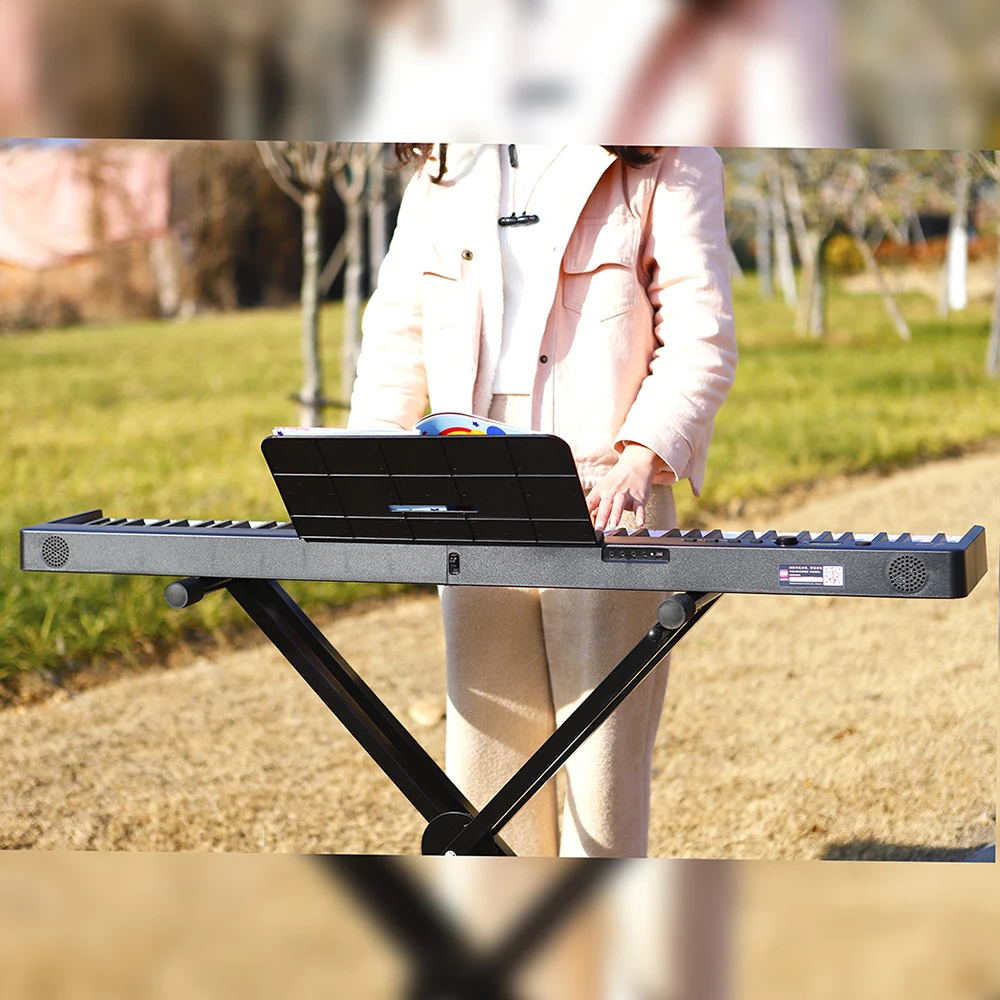 SLADE 88 Keys Electronic Piano Foldable Electronic Organ 128 Tone MIDI Output with Bag Music Accessories Keyboard Instrument