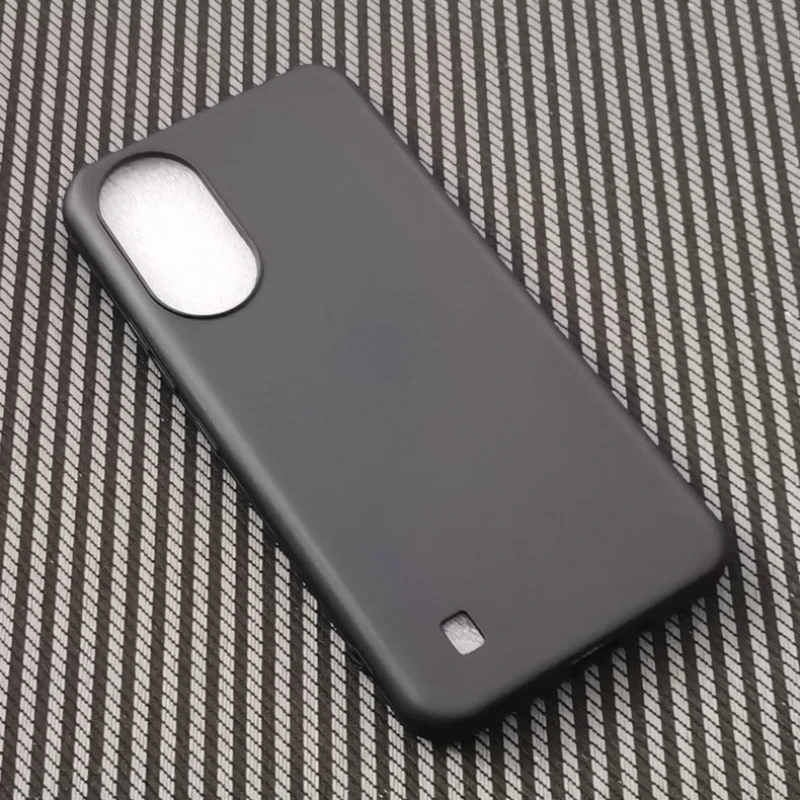 Enhanced Black Frosted TPU Silicone Matte Protective Phone Case Shell