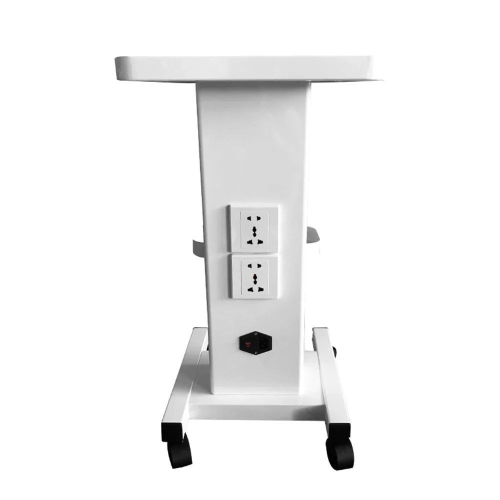 Salon Trolley with Socket Stand Rolling Cart Beauty Wheel Holder Spa Cart for Beauty Instruments