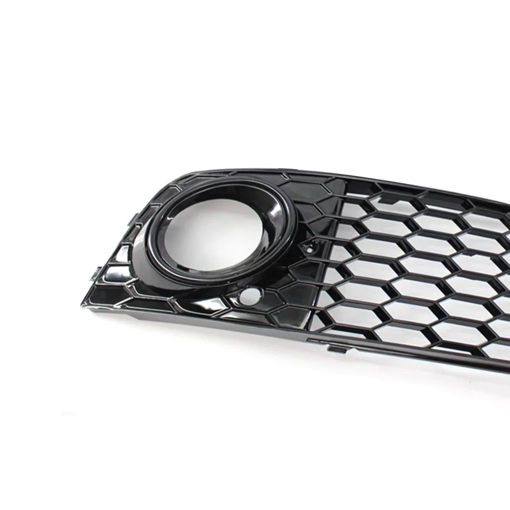 Front Fog Light Cover 1 Pair Bumper Grill Trim 8KD807682 8KD807681 For Audi A4 B8 2008 2009 2010 2011 2012