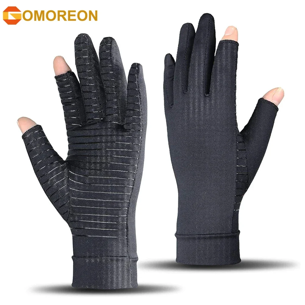 Copper Arthritis Gloves for Hand Pain Relief Rheumatoid Osteoarthritis Swelling Carpal Tunnel Arthritis Compression Gloves