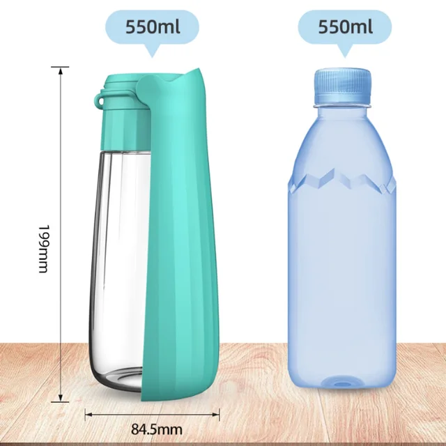 Pet Dog Water Bottle for Small Medium Big Dogs Cats Walking Foldable Durable Puppy Drinking Bowl Chihuahua Bulldog Pug Supplies 2
