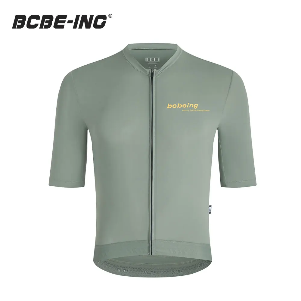 Maillot de cyclisme à manches courtes pour homme avec 3 poches arrière, fermeture éclair intégrale, respirant, séchage rapide