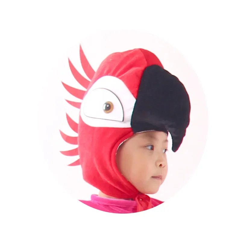 Costume per cosplay per bambini, stile pappagallo, uccello, per ragazzi, ragazze, giocare, feste, Halloween, carnevale, prestazioni (blu, 100