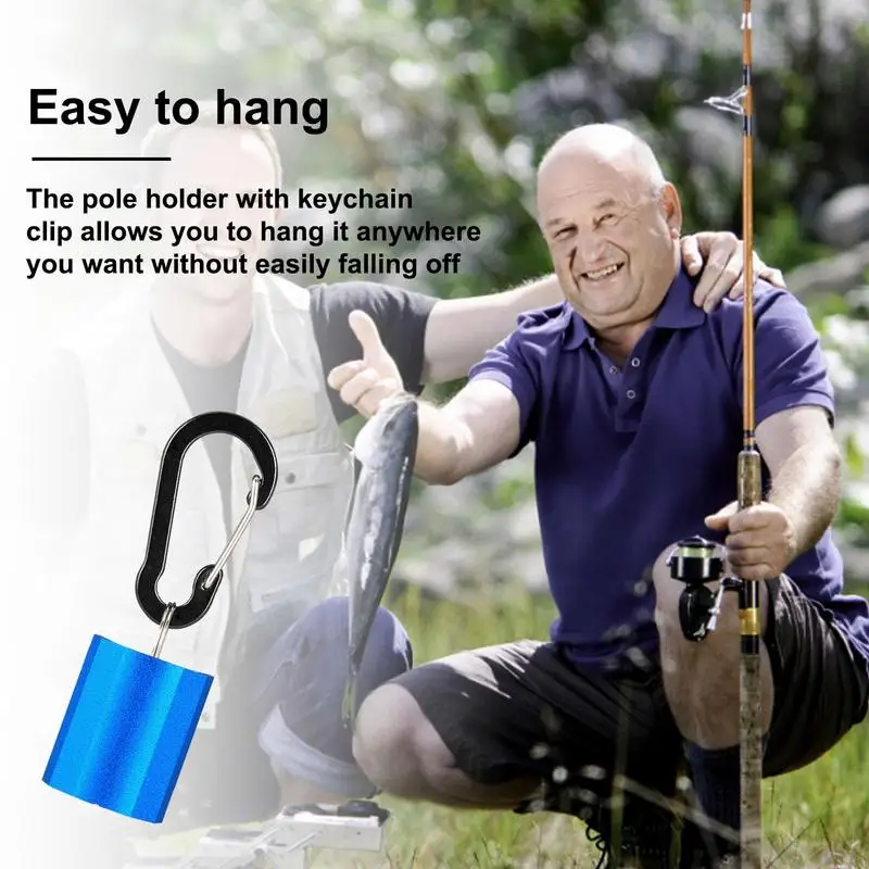 Wearable Fishing Rod Pole Holders Portable Fishing Rod Clip with Keychain Fly  Fishing Tackle Accessories Rod Assistant Tools - AliExpress