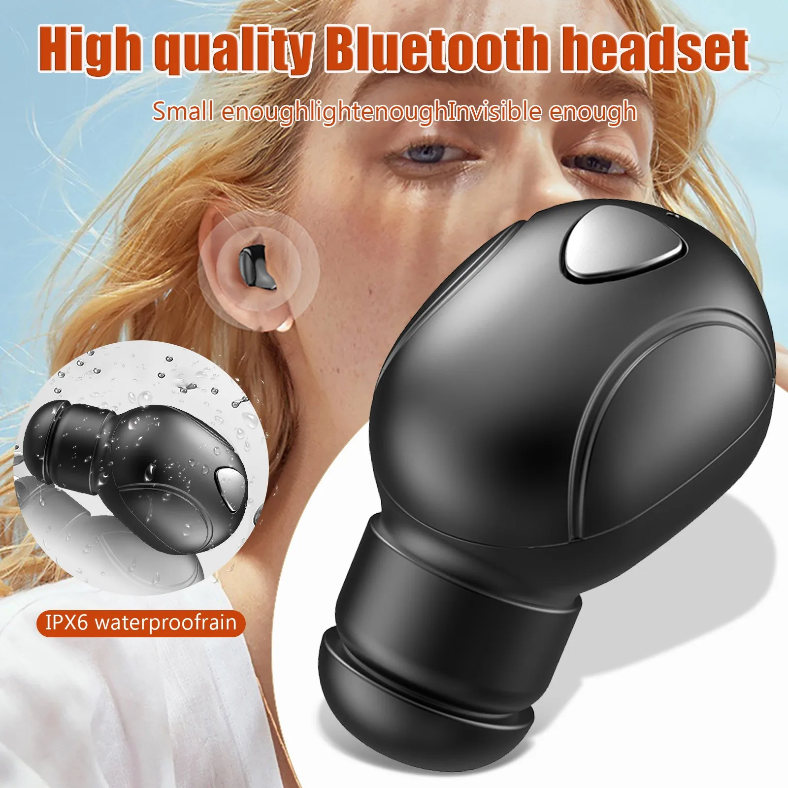 ShowerEarbudsEarphonesTrueWirelessBluetoothWaterproofLong