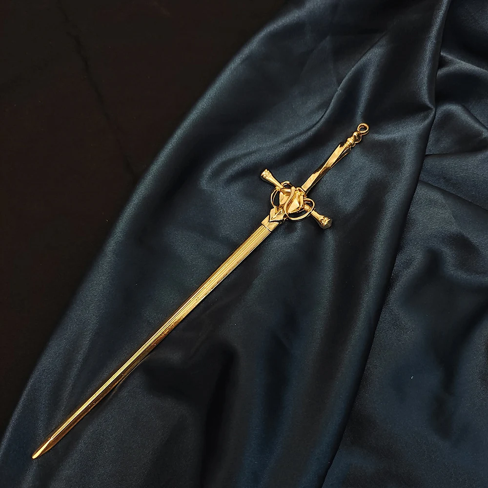 Vintage Hair Stick Sword Pendant Alloy Chinese Hanfu Hair Accessories Chopsticks New Fashion Hairpin Fork Girls Bun Jewelry hair accessory hair stick jewelry accessories