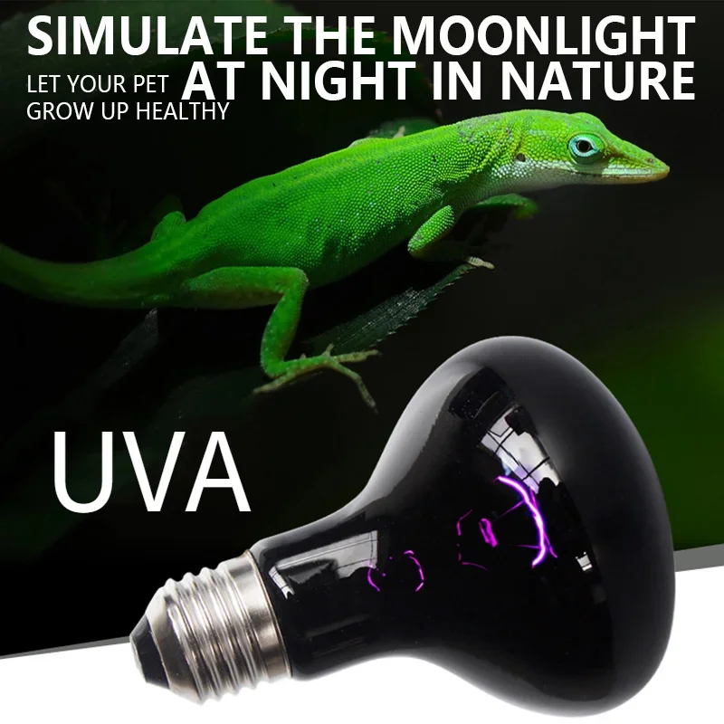 25W-100W Turtle Basking Uv Light Bulbs Reptile Uva Lamp Bulb Heating Lamps Turtles Lizards Reptiles Breeding Box Lighting Bulbs