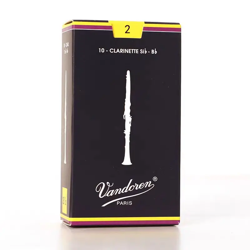 Original Vandoren Bb Clarinet Traditional Reed;Box of 10