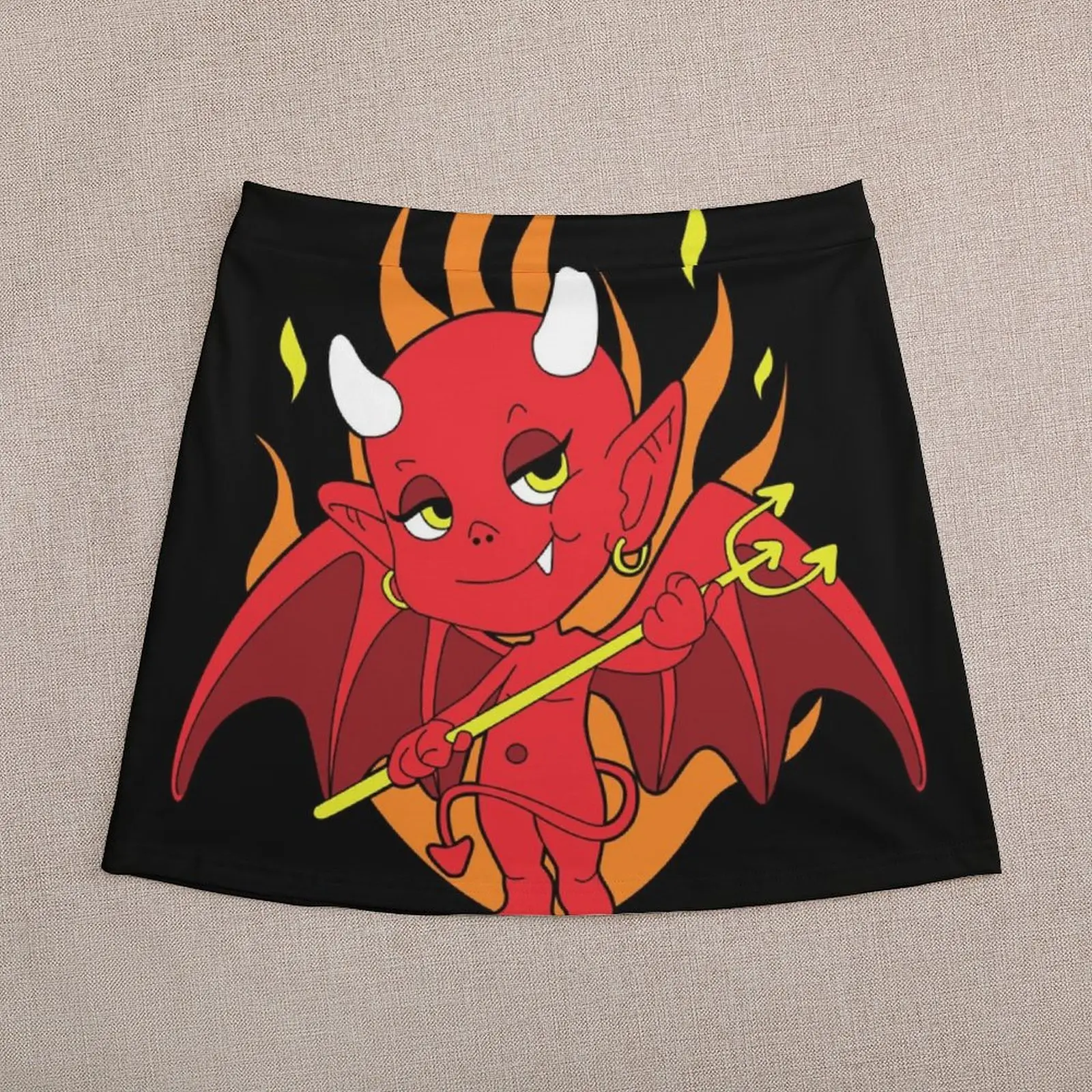 Little devil T-shirt collection Mini Skirt fairy grunge dresses summer woman 2024