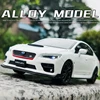 1/32 Subarus WRX STI Alloy Sports Car Model Diecast Simulation Metal Toy Car Model Sound and Light Collection Childrens Toy Gift 3