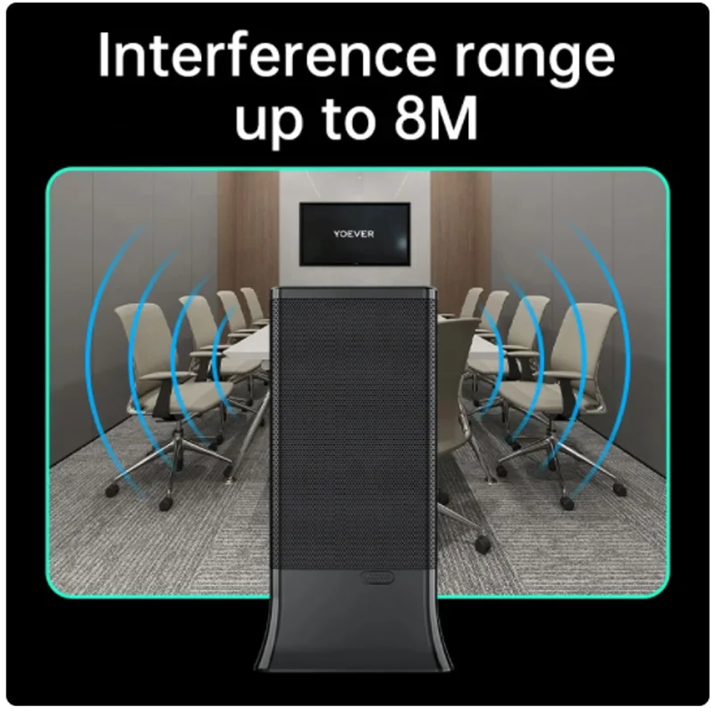 F12 Meeting Eavesdropping Prevention and Security Protection Anti Recording Device 360 ° Conference Room Jamming Shield