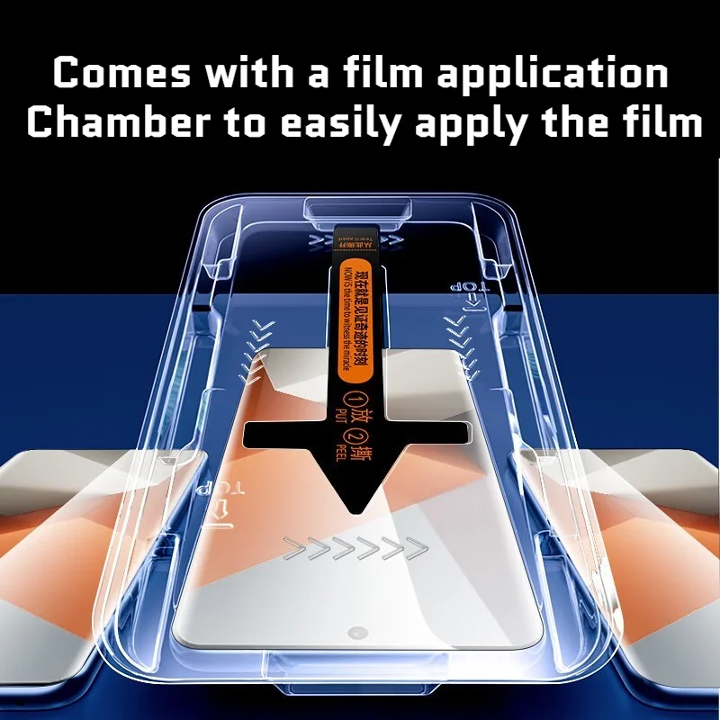 Premium One-Click Dust-Free Tempered Glass HD Screen Protector - Available as Single or Double Pack