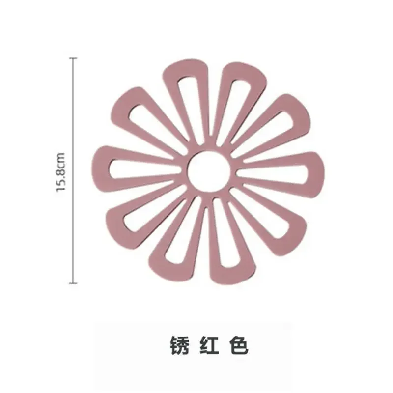 Hot Sale Kitchen Pot Mat Flower Shape Pot Holders for Hot Pots and