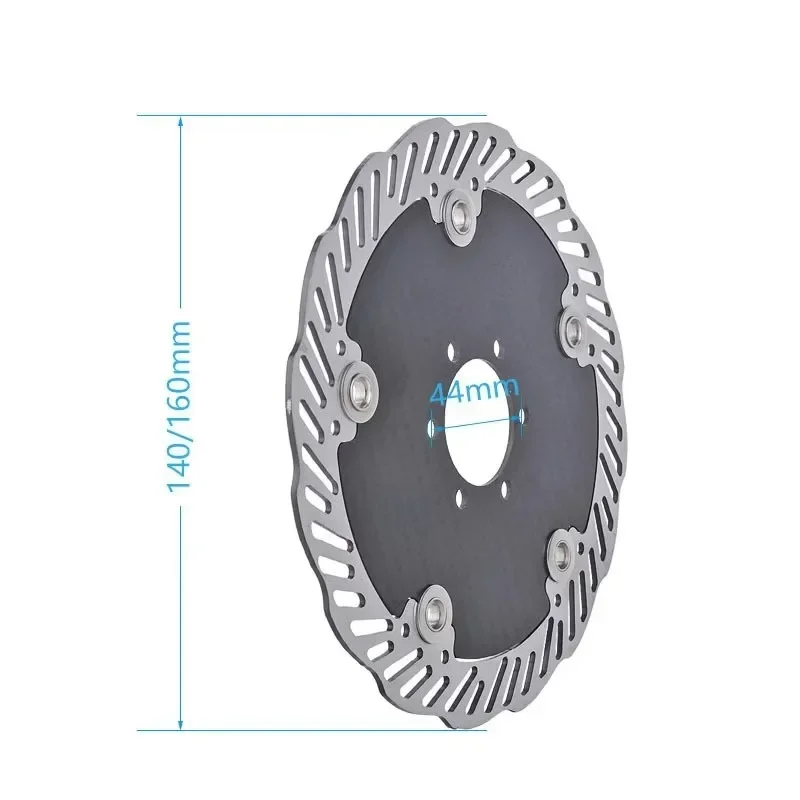 탄소 섬유 브레이크 디스크 로터 140mm 160mm 고강도 경량 플로팅 6 볼트 센터록 MTB 로드 바이크 산악 자전거