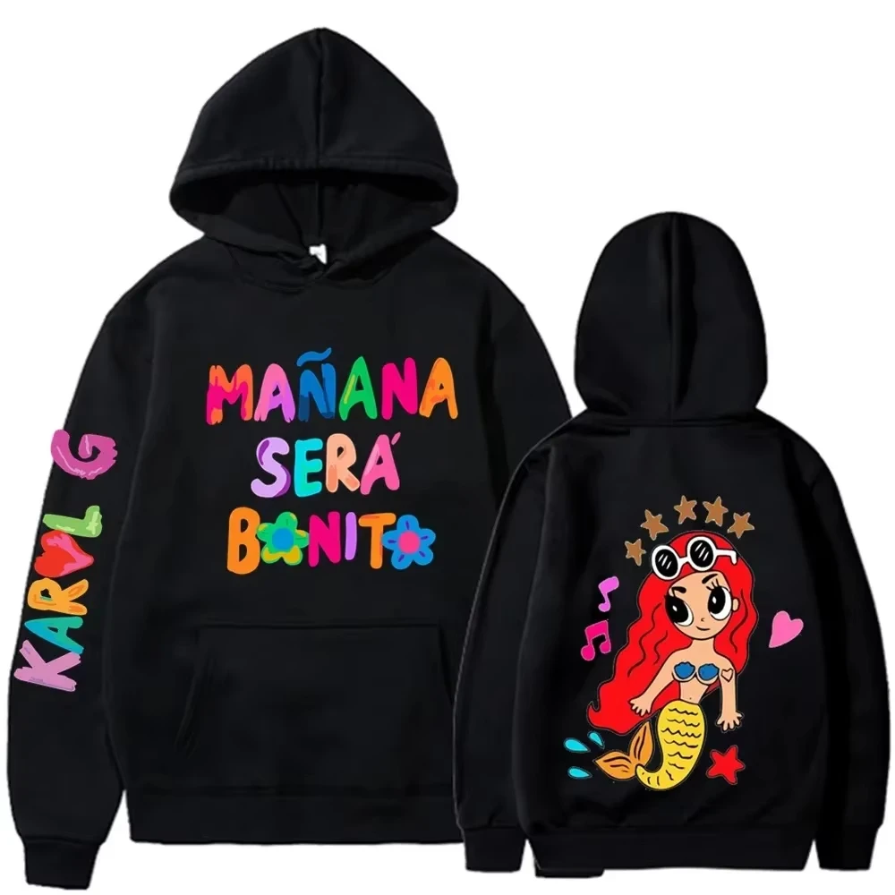 Manana Sera Bonito 까마귀 Karol G Manana Sera Bonito 까마귀 내일은 좋은 그래픽 T 셔츠 남여 남성/여성 스웨트 셔츠
