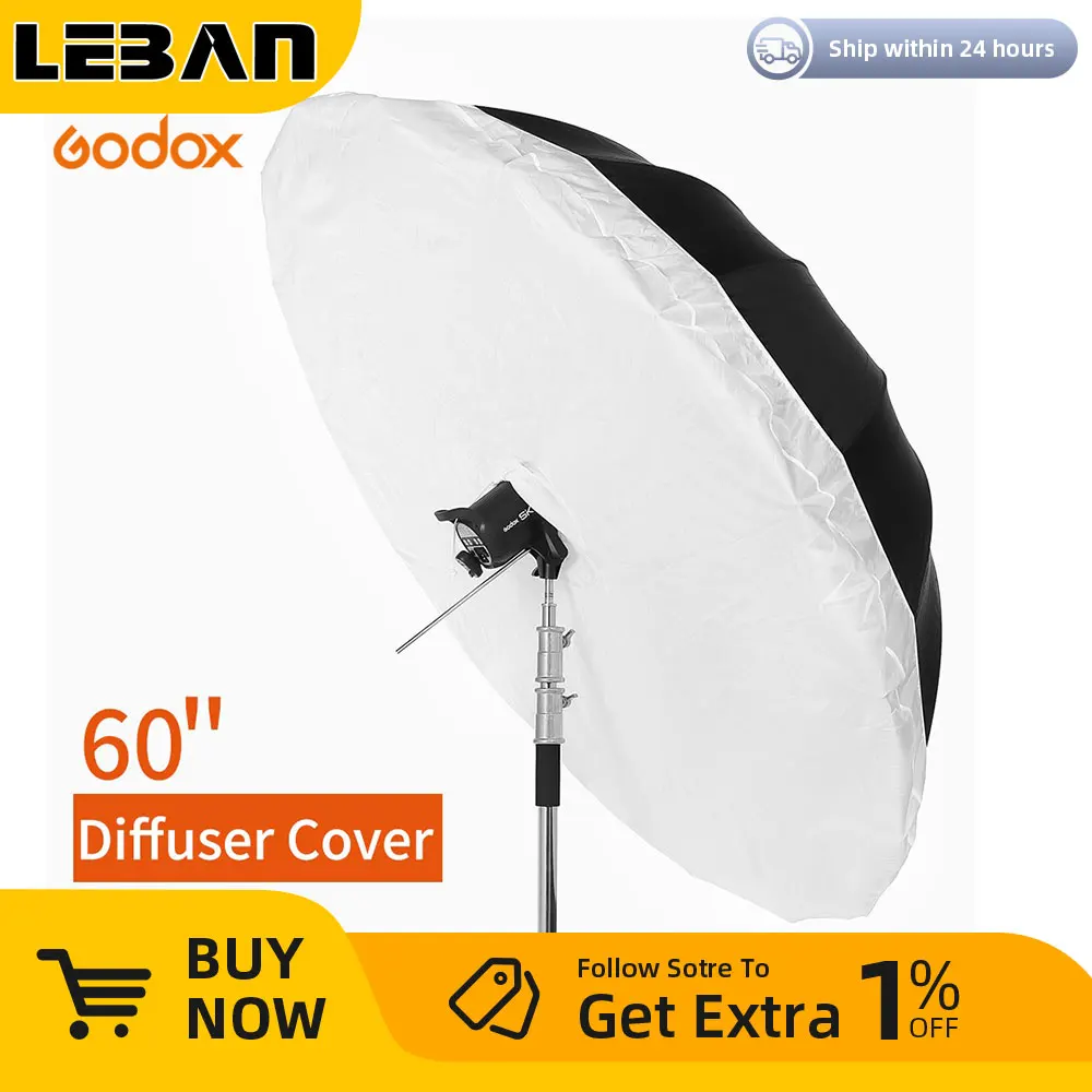 스튜디오 사진 촬영용 60인치(150cm) 흰색/검정색 반사 조명 라이트 우산 디퓨..