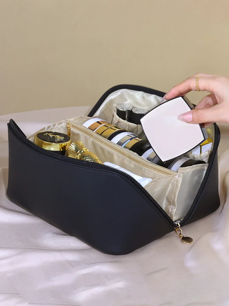 Portable Travel Cosmetic Bag Makeup Remover Bag Waterproof Wash Bag 5