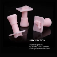 12 Styles Acrylic Nail Stamper Mix Patterns Set, Flowers Butterfly Shape 3D Stamping Tools Mold for Nail Art Decoration 2