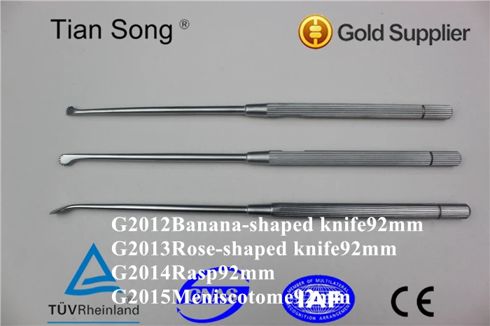 

Arthroscopy instruments probe knife