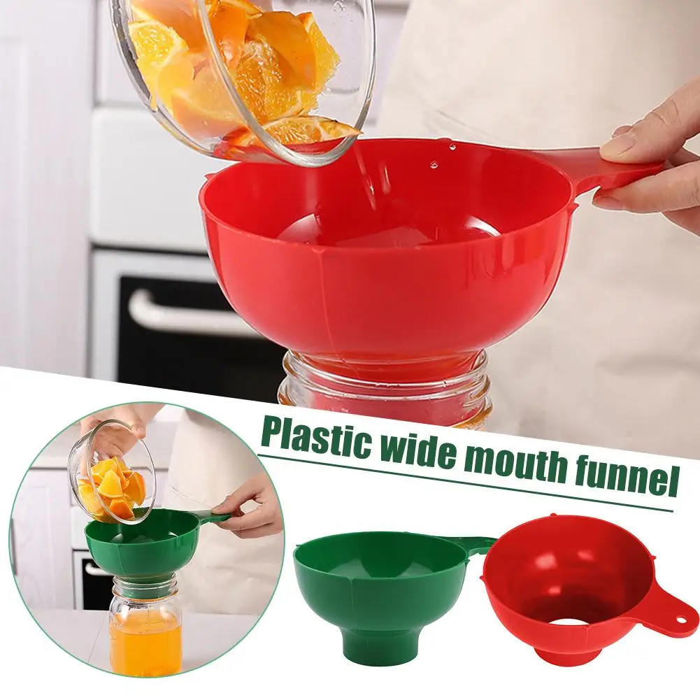 NEW Plastic Canned Funnel Wide Mouth Funnel Jars Folding Funnel with Long Neck Liquid Filling Funnels Household Kitchen Gadget NEW Plastic Canned Funnel Wide Mouth Funnel Jars Folding Funnel with Long Neck Liquid Filling Funnels Household Kitchen Gadget