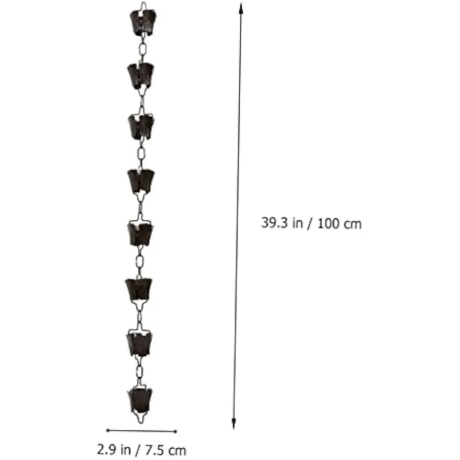 Garden Rain Chain Irds Cup Mobile Rain Chain Pools Top Travel Umbrella Japanese Chains Watering Japanese Water Water