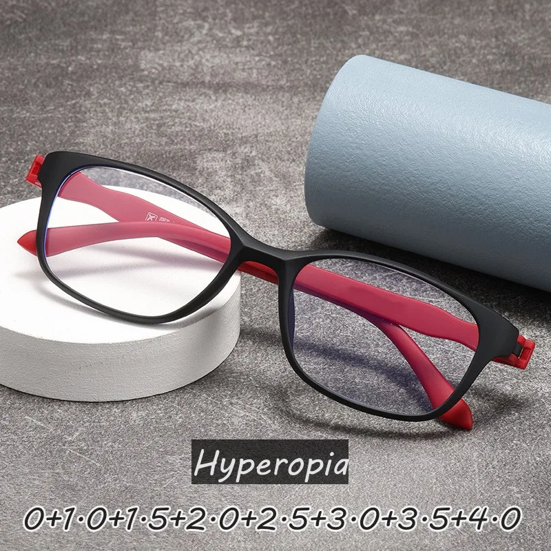 

Retro Matte Color Square Frame Reading Glasses Men Women's Fashion Far Sight Eyeglasses Ladies Vintage Classic Hyperopia Eyewear