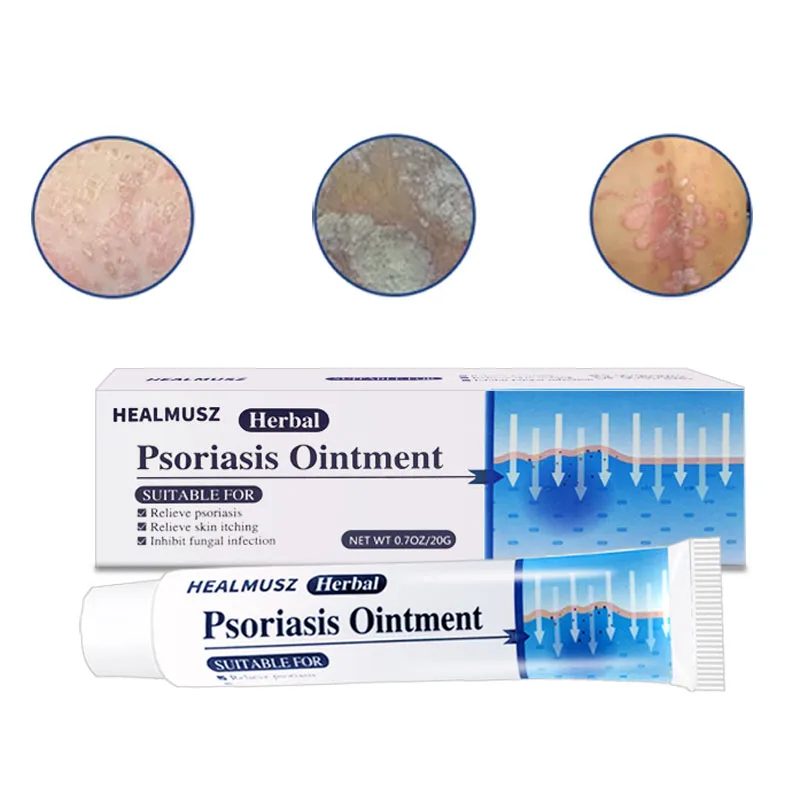 

3pcs 20g Psoriasis Ointment Dermatitis Eczema Antipruritic Repair Cream Dry Itchy Eczematoid Skin Body Redness Treat Dressing