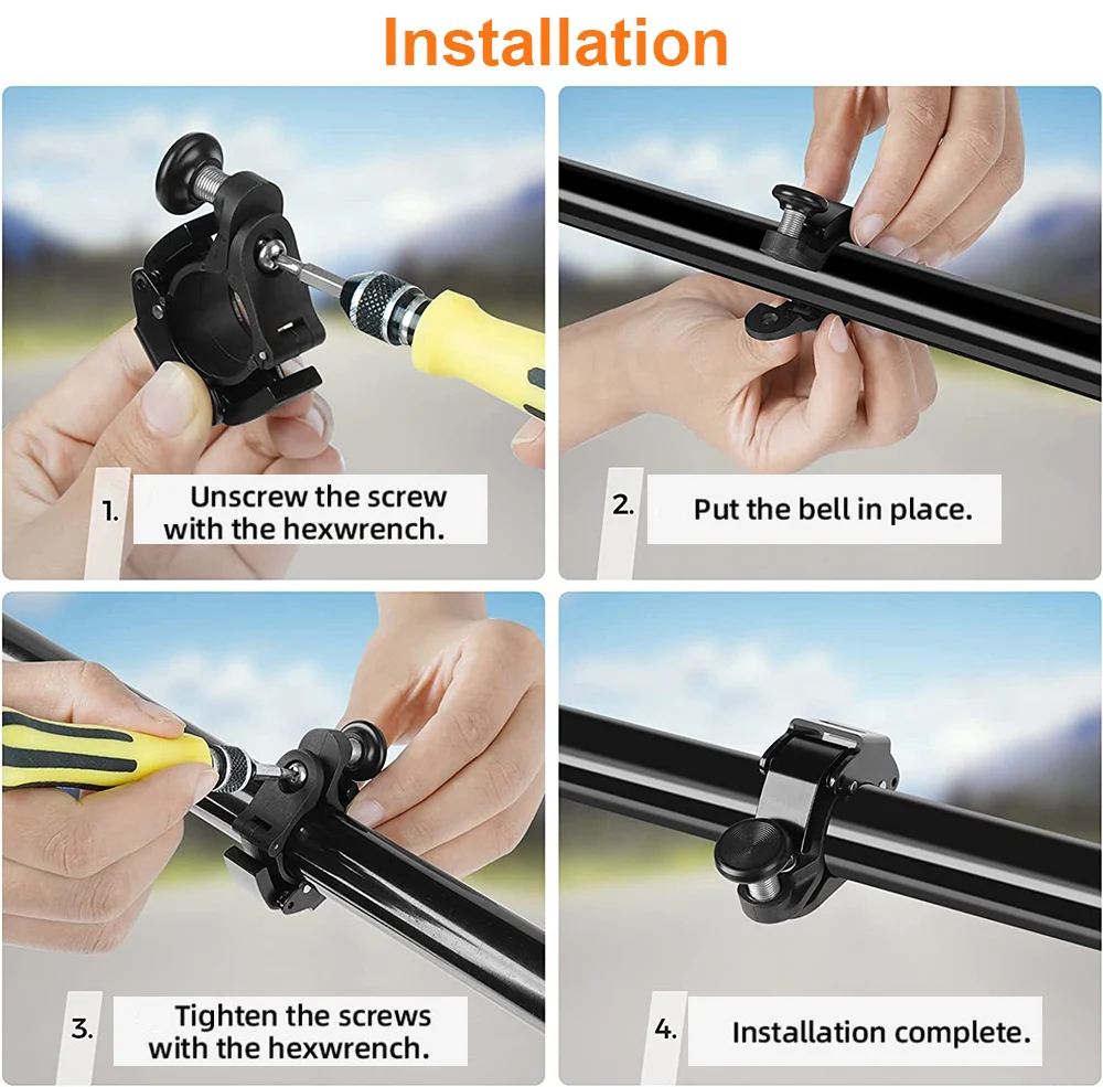 Stainless Steel Crisp Sound Bicycle Bell