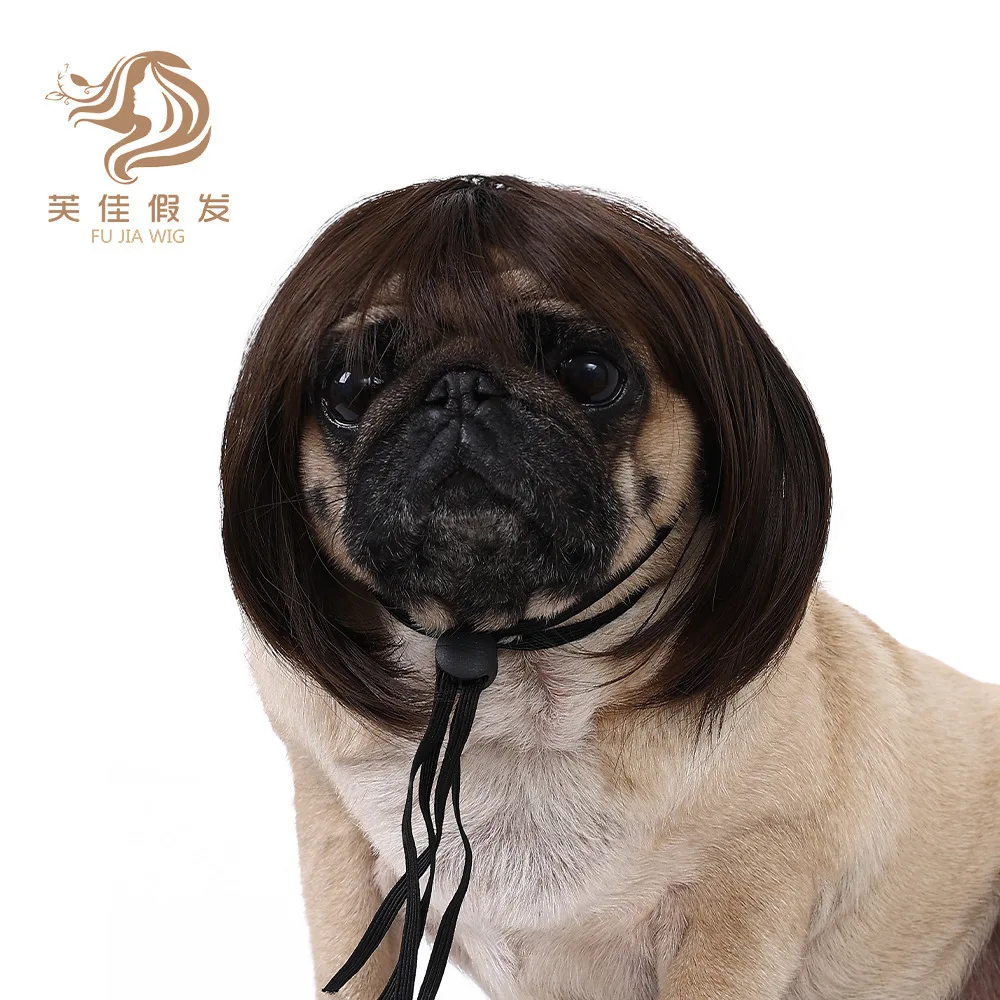 

N Pet Wig, Dog Wig, Pet Supplies, Holiday Pet Accessories, Curly Hair, Straight Hair, Cat Wig